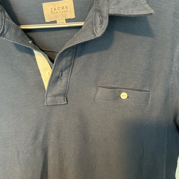 Jachs Men's Dark Blue Polo Shirt - Picture 3 of 4